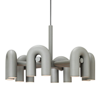 Cirkus chandelier in grey by Finnish Design Shop