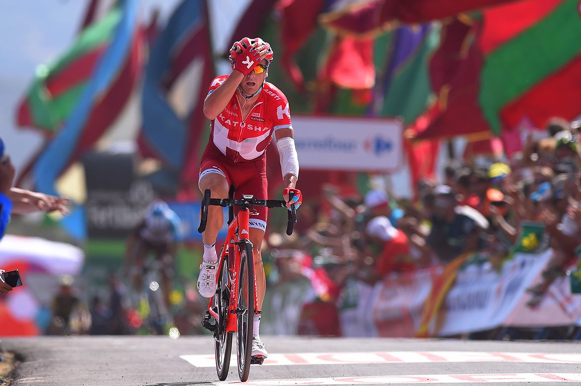 Sergey Lagutin (Katusha) can't believe he's won