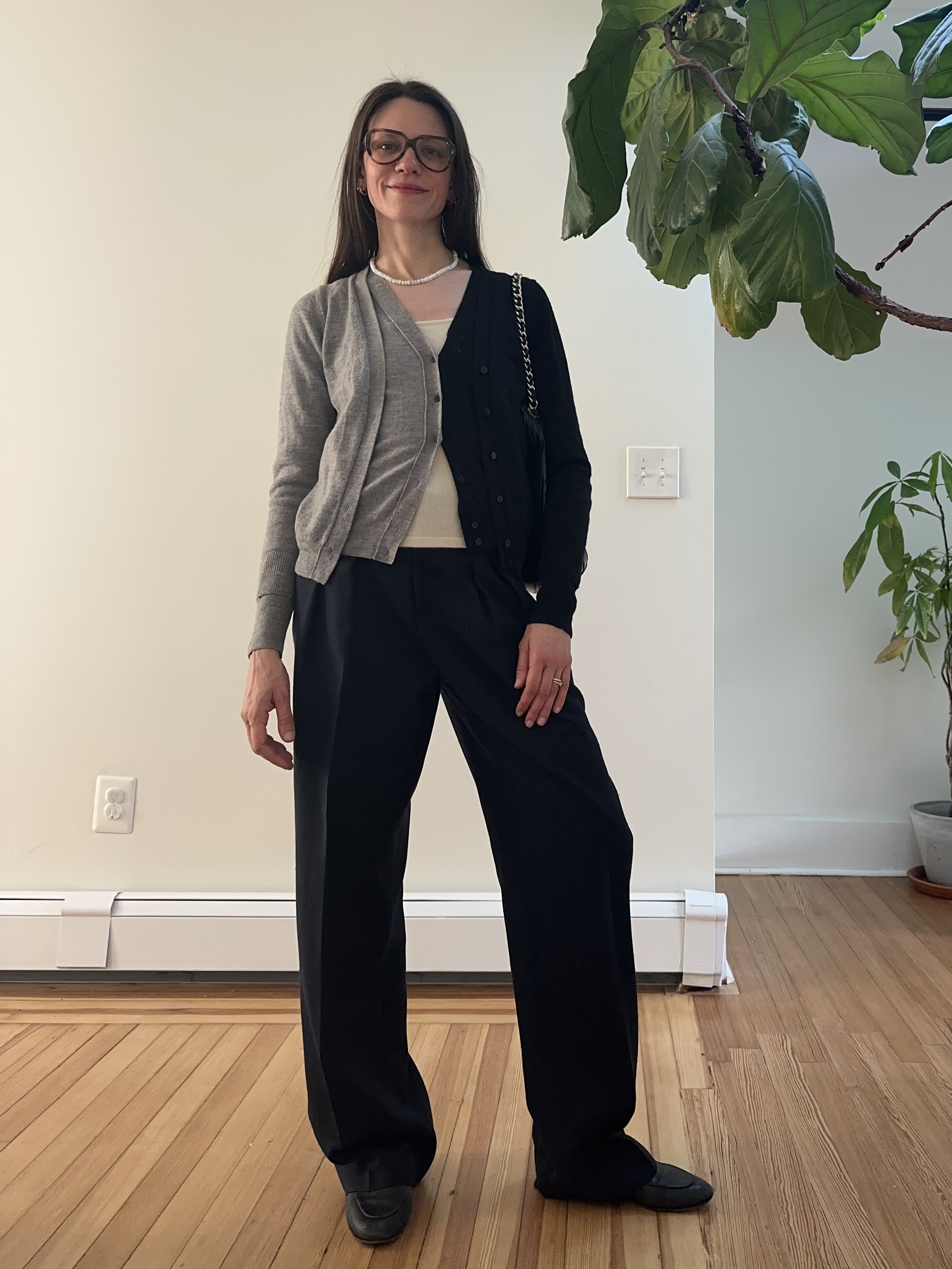 Julia Gall wearing office outfits