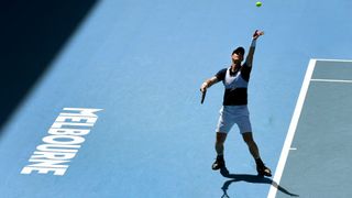 How to watch the Australian Open 2022 online. Andy Murray serves during training for the 2022 Australian Open 