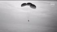 Boeing's Starliner Crew Flight Test capsule landing 