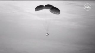 Boeing&#039;s Starliner Crew Flight Test capsule landing 