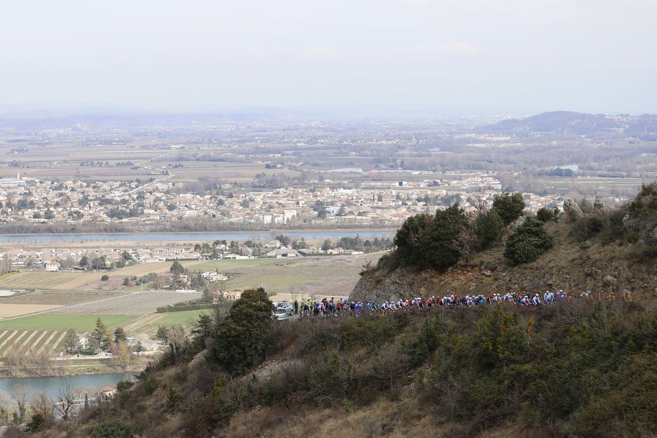 Paris Nice 2022 - 80th Edition - 5th stage Saint Just Saint Rambert - Saint Sauveur de Montagut 188,8 km - 10/03/2022 - Scenery - photo Luis Angel Gomez/SprintCyclingAgency&Acirc;&copy;2022