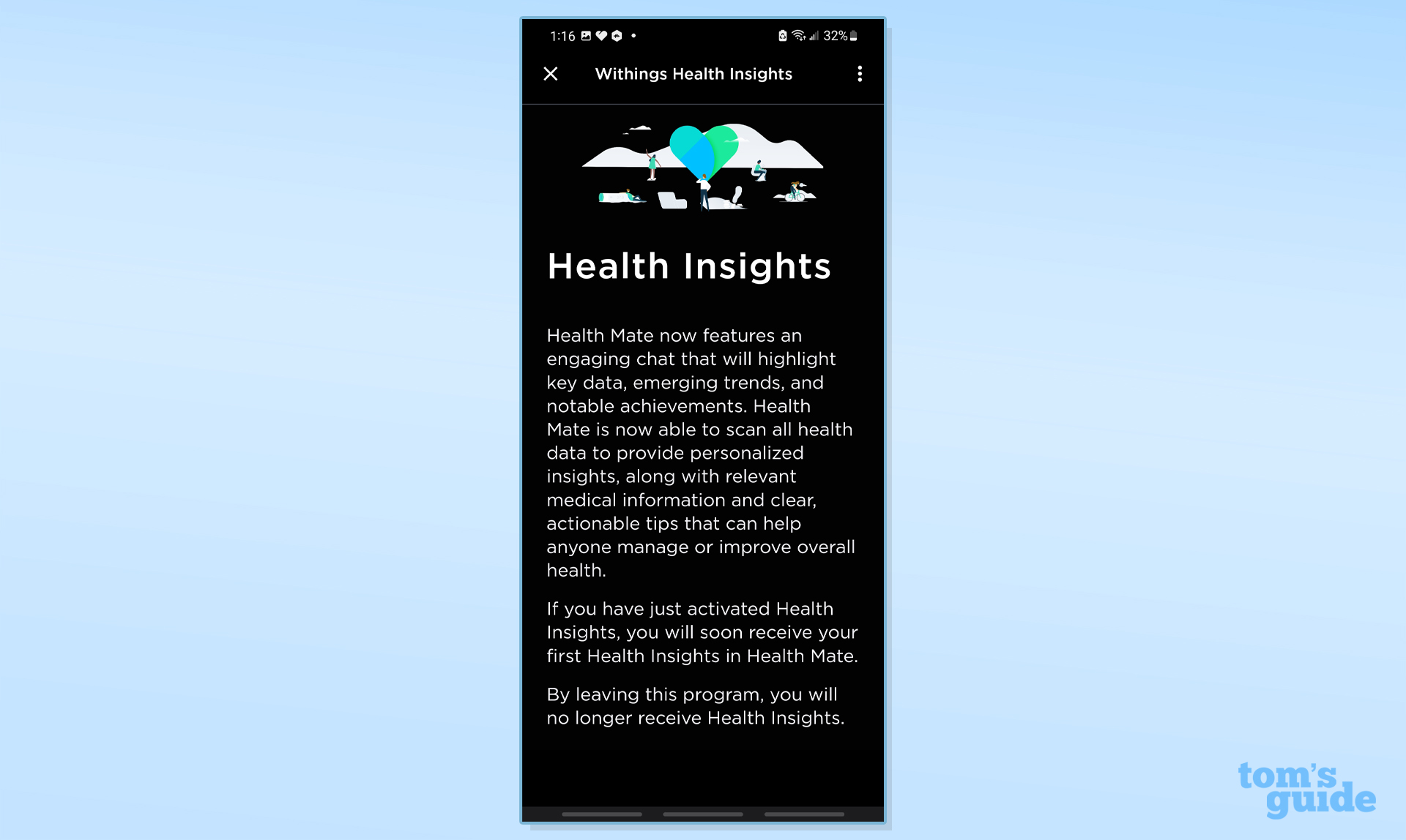 Informações do aplicativo Withings Body Cardio Smart Scale