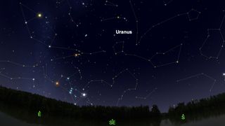 Uranus will be at its brightest on Nov. 4-5, 2021, when the planet reaches opposition.
