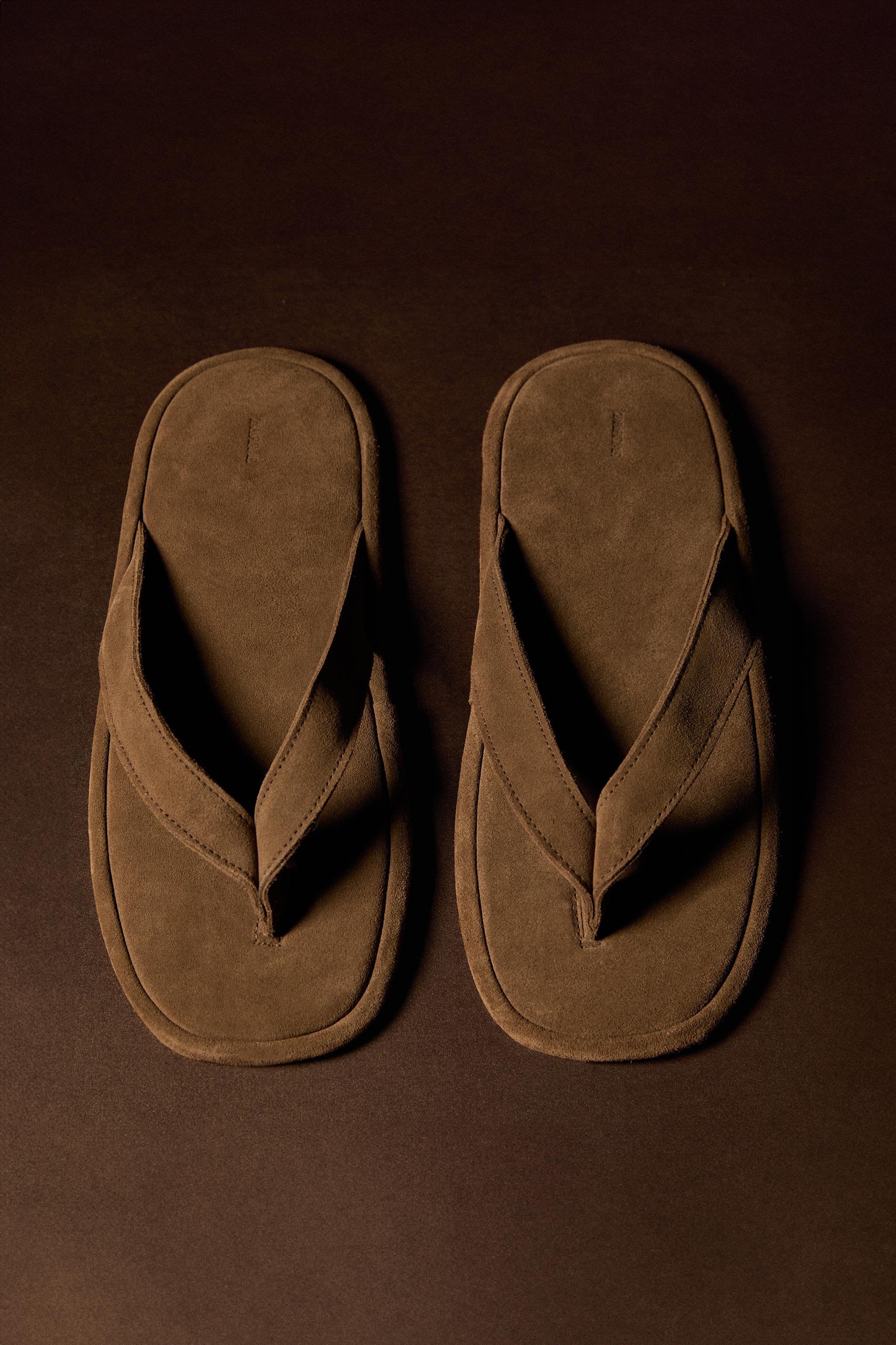 Leather sandals