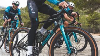 Ribble Collective colorway shown on bikes and kit