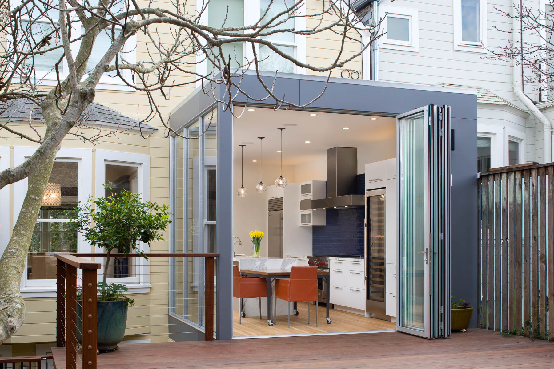 small kitchen extension ideas with glass box