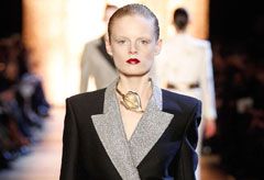 Reportage du défilé : Yves Saint Laurent A/W'12