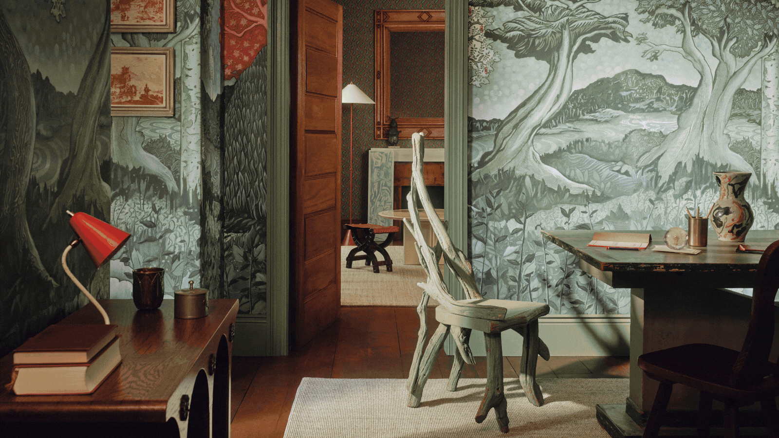 Rotating GIF of three interior shots that depict different new homeware launches