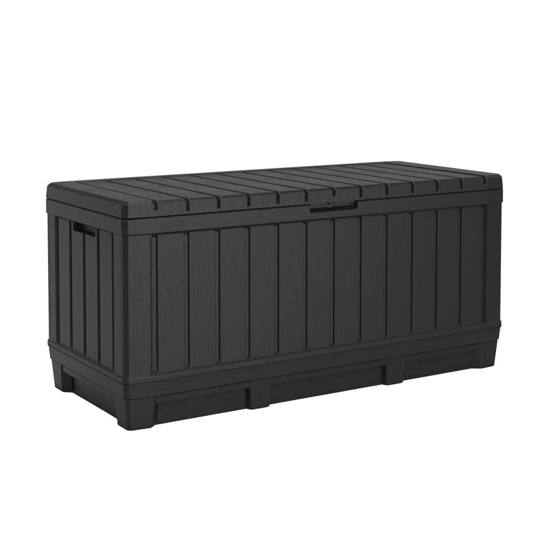 Keter Kentwood Outdoor Garden Storage Box 350l &amp;amp; Reviews | Wayfair.co.uk