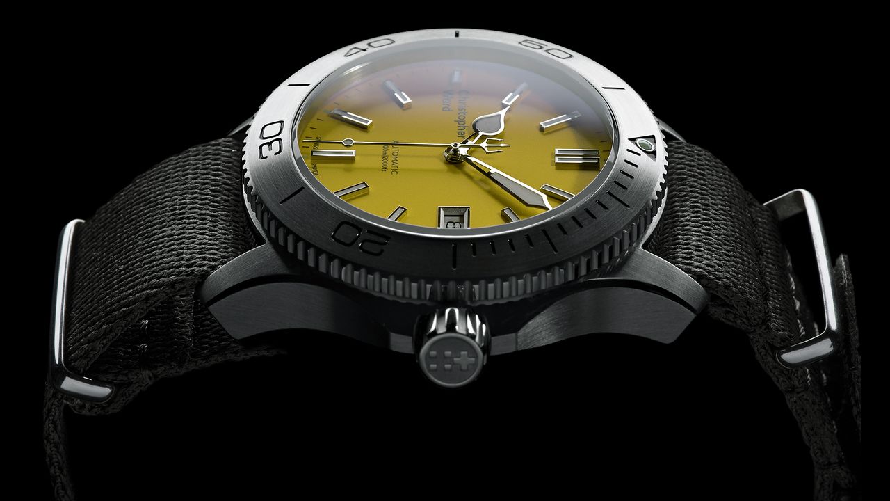 Christopher Ward C60 Trident 316L Yellow