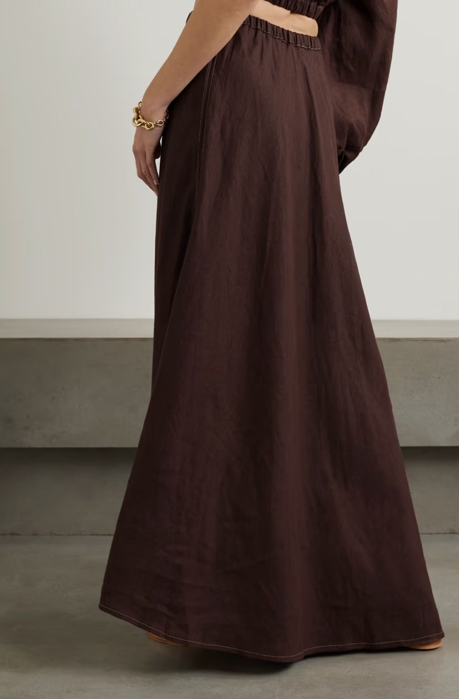 FAITHFULL THE BRAND, + Net Sustain Heba Linen Maxi Skirt