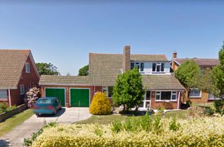extending over a garage was an obvious choice for this property