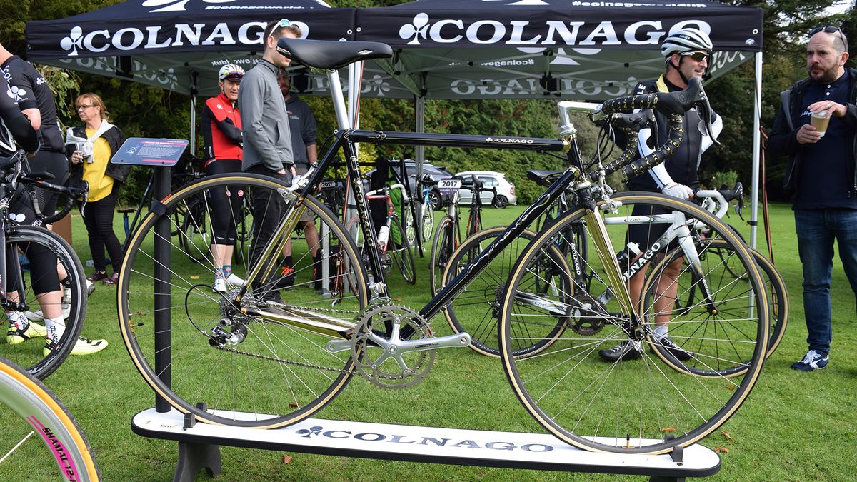 This special edition Colnago Master 55 had a distinctive black and gold finish