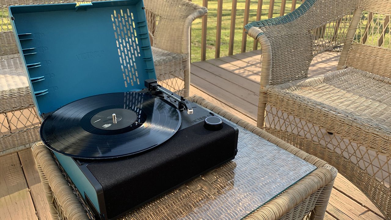 Victrola Revolution Go Portable Rechargeable Record Player