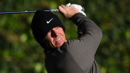 Rory Mcilroy during the pro-am before the 2023 Genesis Invitational at Riviera Country Club 