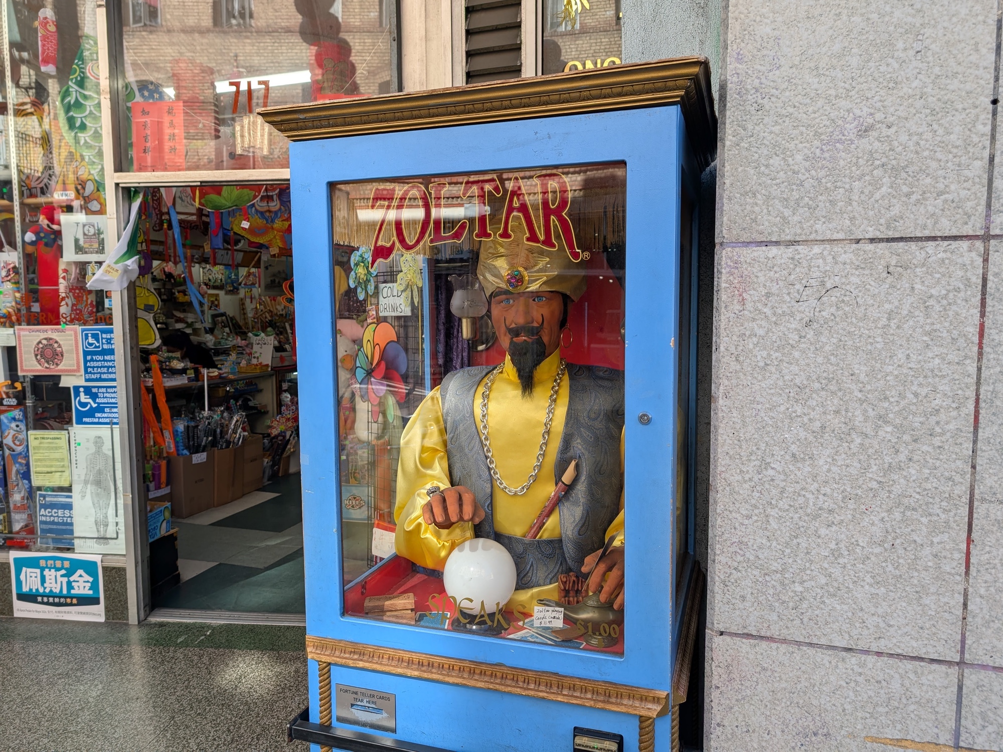 zoltar fortune teller machine photo by pixel 9 pro