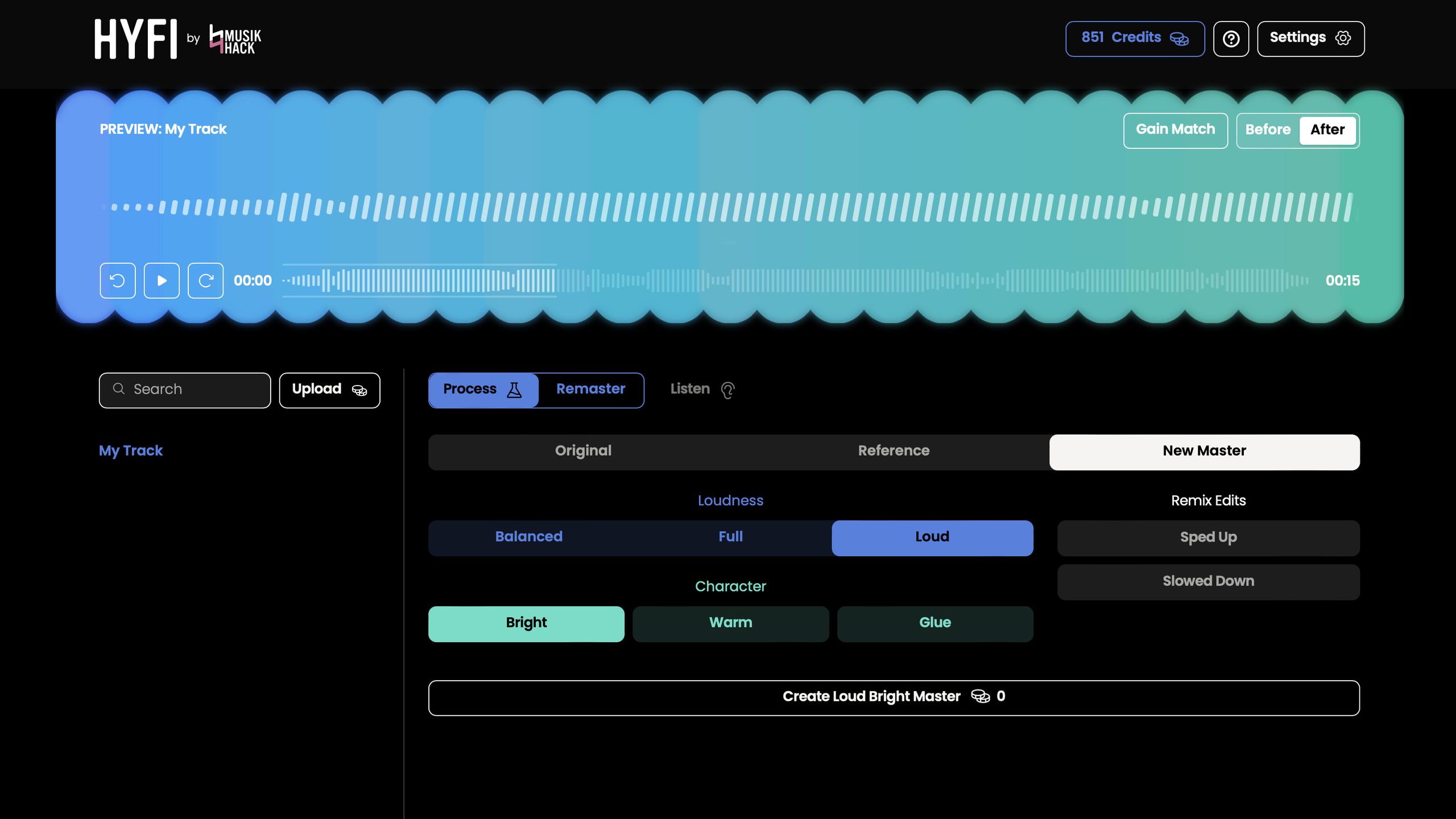 Musik Hack launches HyFi, an online mastering platform powered by the “world-class DSP” behind Master Plan