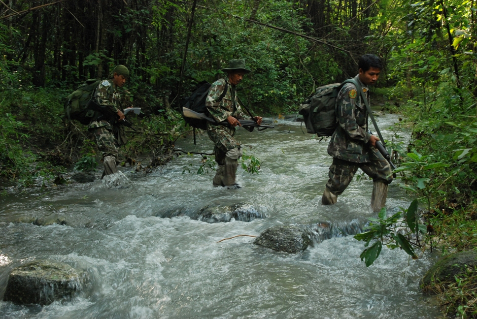 anti-poaching team
