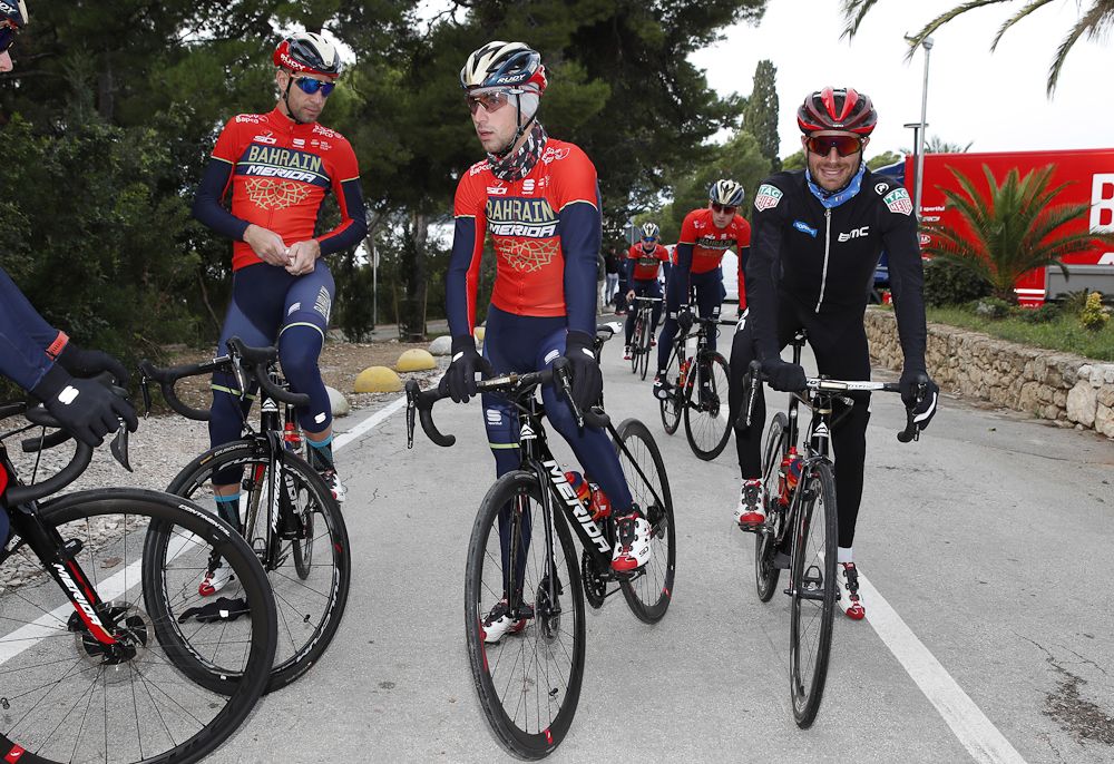 Bahrain-Merida riders get ready to roll at team camp in Croatia