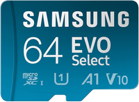 Samsung Evo Select microSD Card (64GB): was $14 now $9 @ Amazon