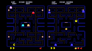 Video games of the 80s; a 2d maze