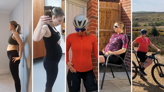 pregnancy and cycling bump weeks 11 to 31