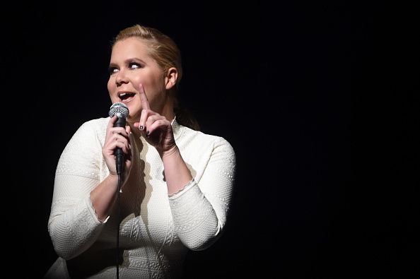 Amy Schumer mocks male politicians. 