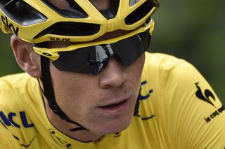 Yellow jersey Chris Froome (Team Sky)
