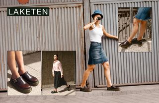 men and women wearing Dr. Martens shoes for summer