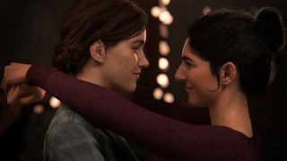 Ellie and Abbie in The Last of Us: Part 2.