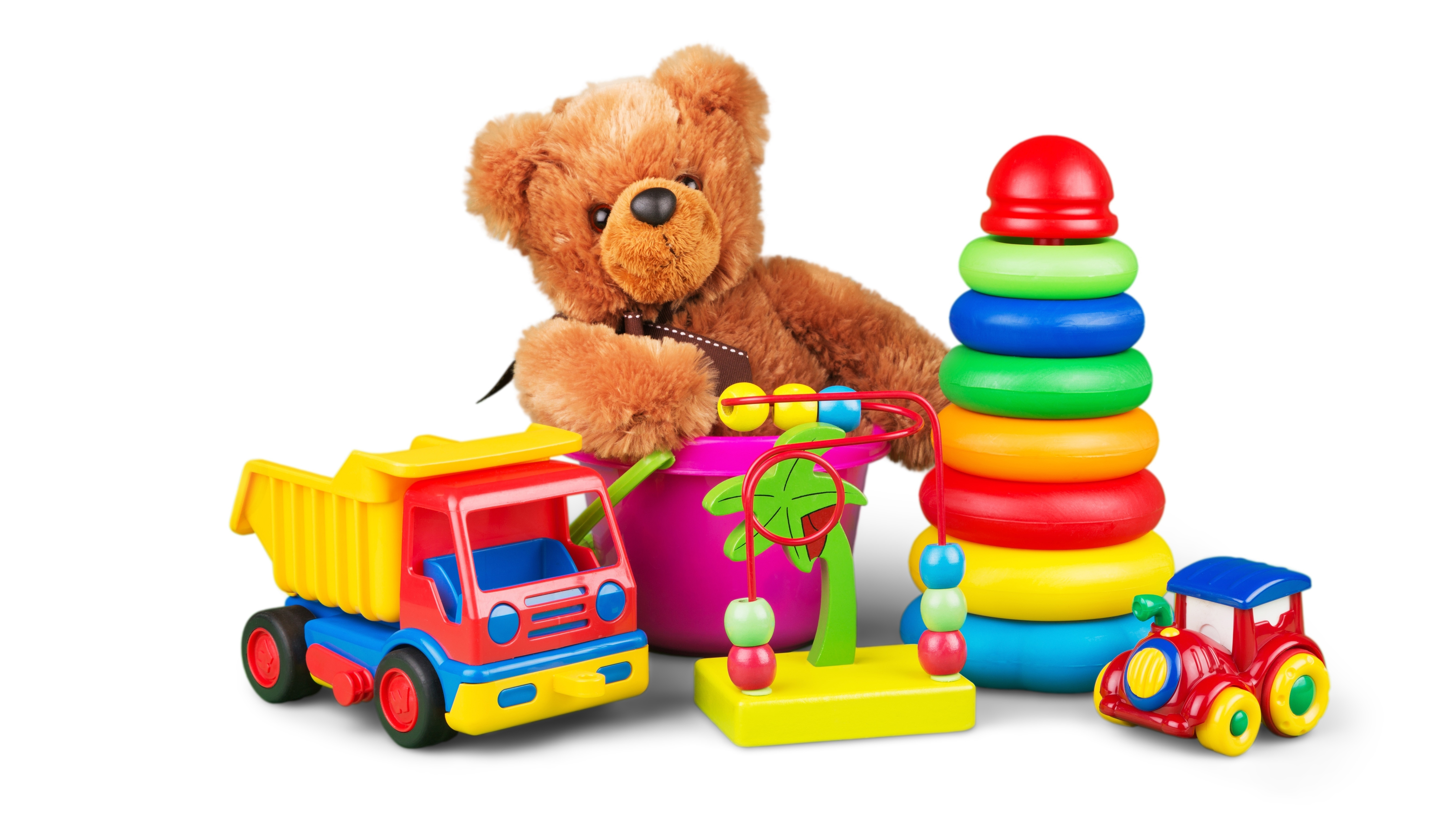 Collection of kids toys