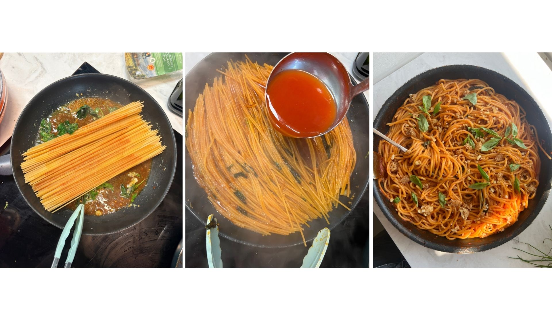 Cooking Assassin's spaghetti