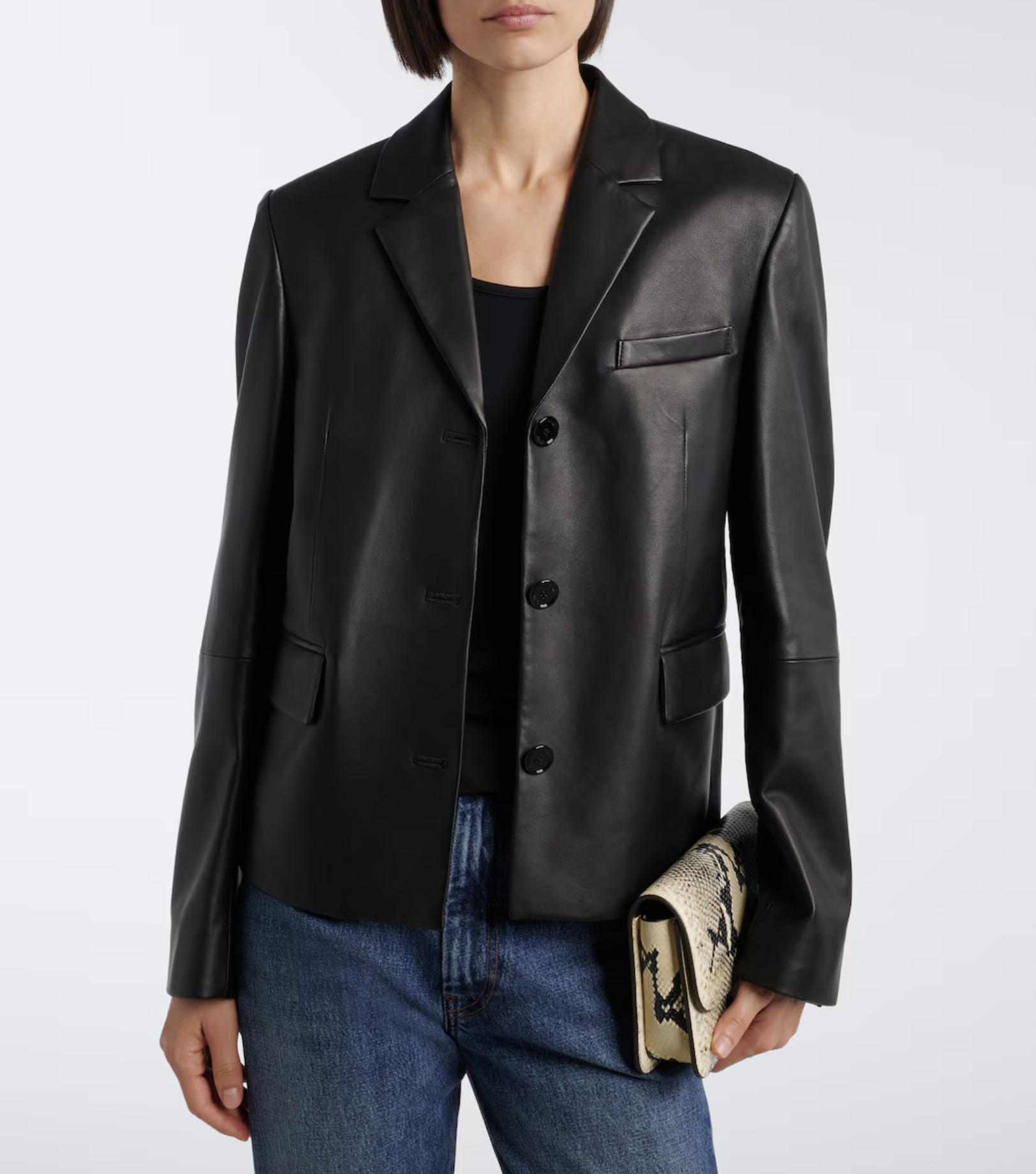 Toteme , Leather Blazer