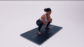 Sumo squat pose