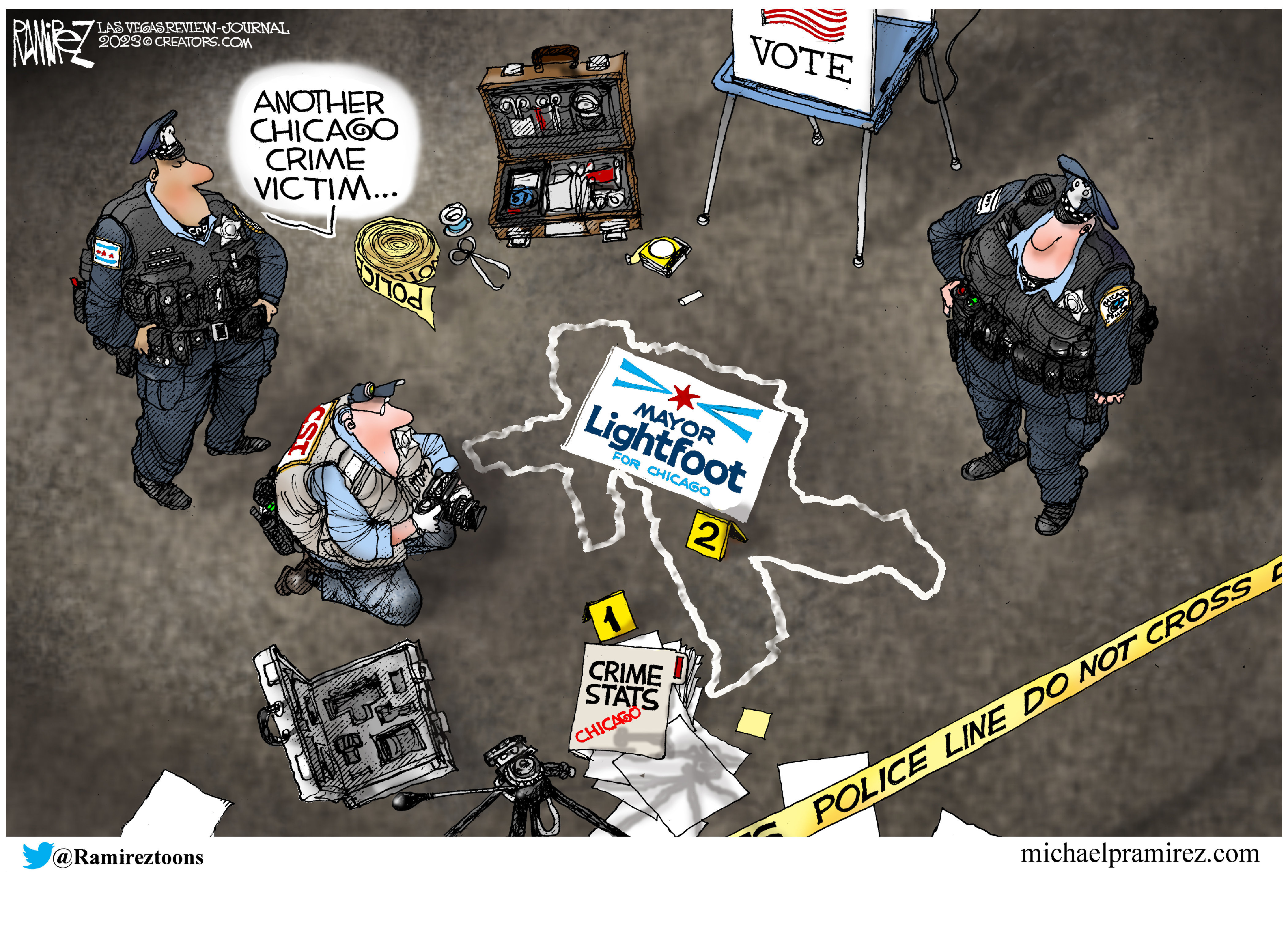 Political cartoon
