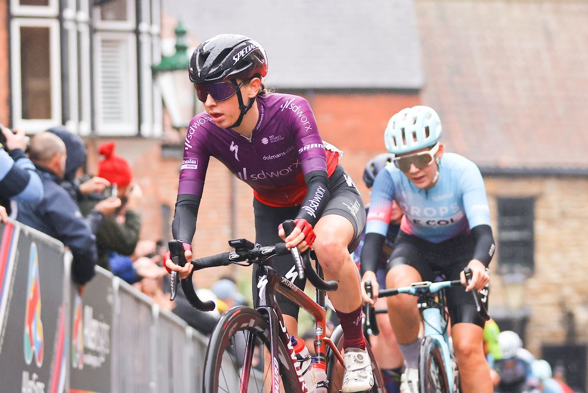Picture by Alex Whitehead/SWpix.com - 17/10/2021 - Cycling - Women's National Road Championships - Rapha Lincoln GP - Lincoln, England - SD Worx's Anna Shackley.