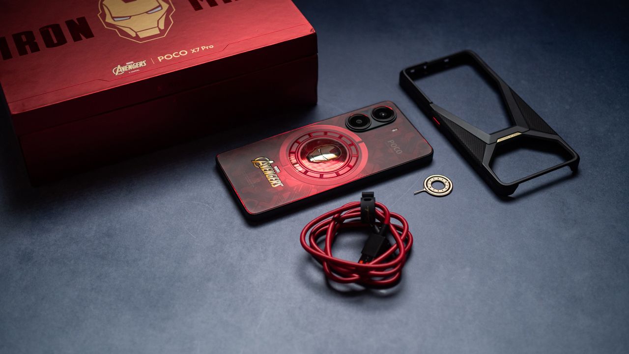 POCO X7 Pro Iron Man Edition contents of the package