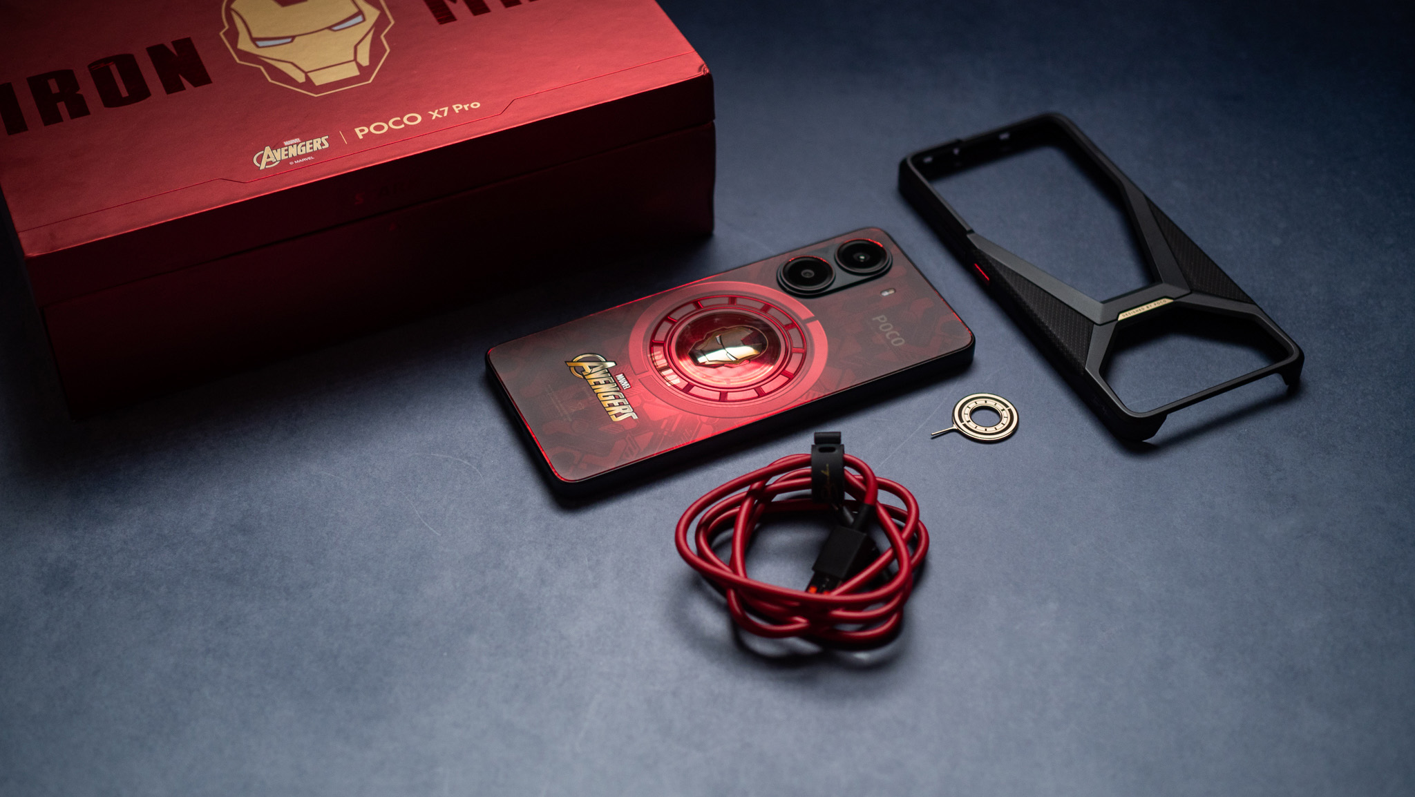 POCO X7 Pro Iron Man Edition contents of the package