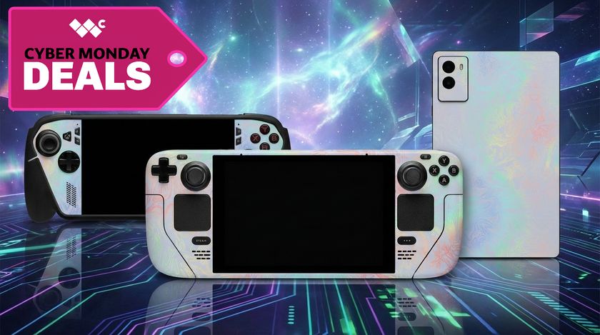 Image of various devices with dbrand accessories for Black Friday and Cyber Monday.