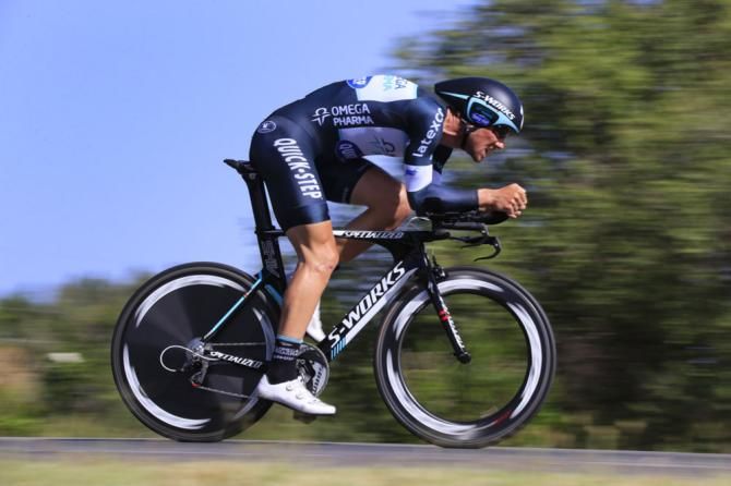 Tom Boonen (Omega Pharma - QuickStep) in full flight