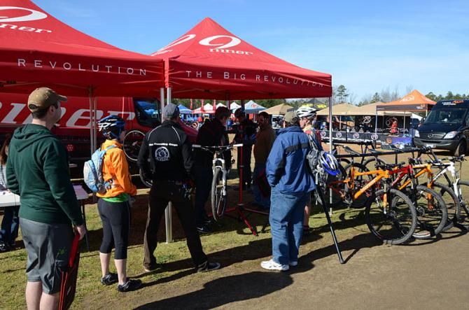 Niner is among the bike manufacturers at the Southeast Bike Expo