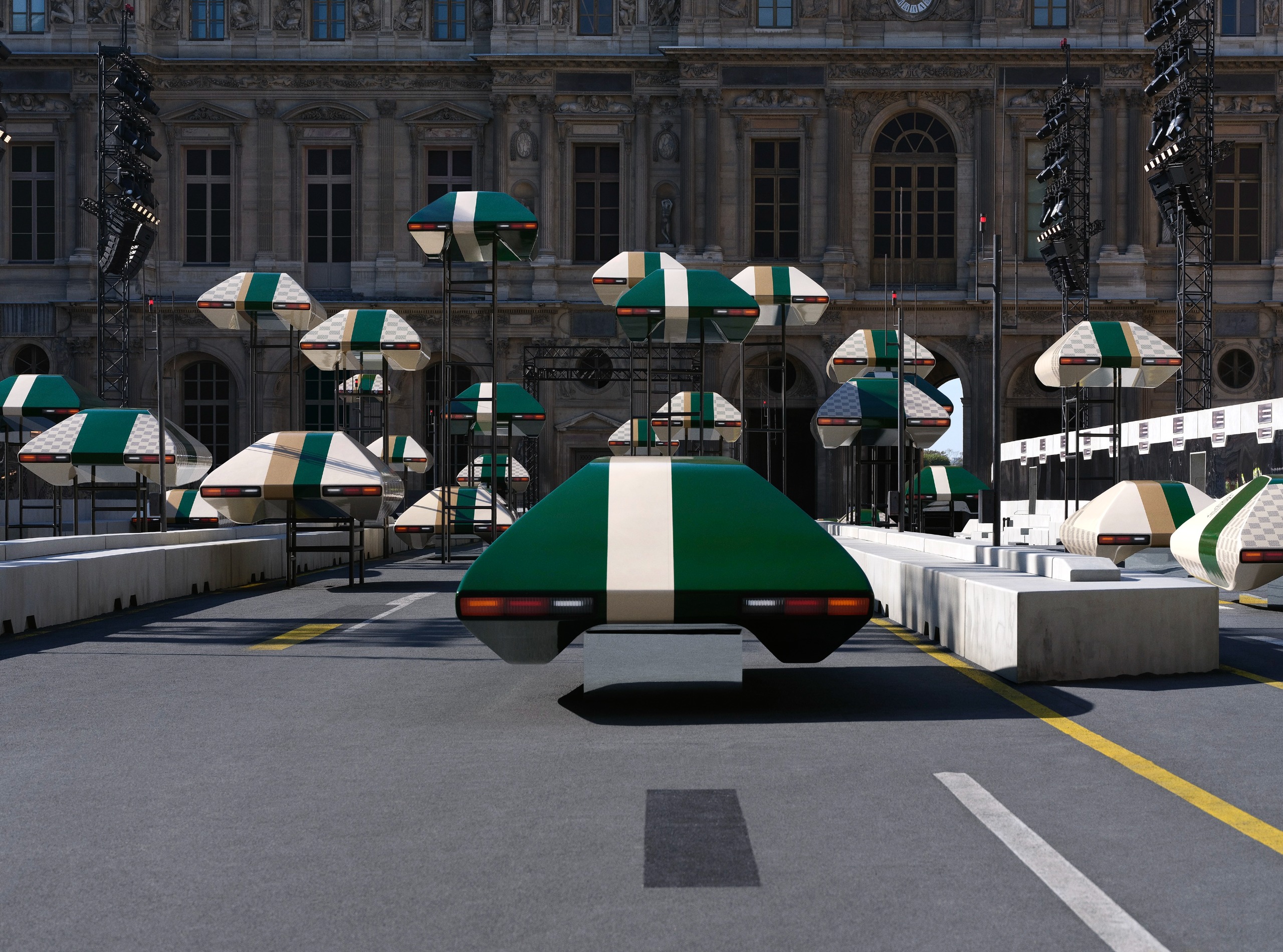 Louis Vuitton S/S 2027 runway set at fashion week