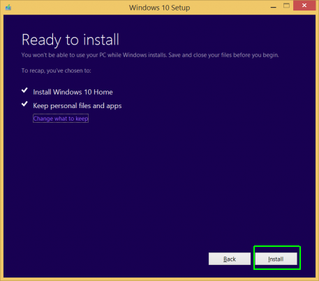 install windows 10 home without microsoft account