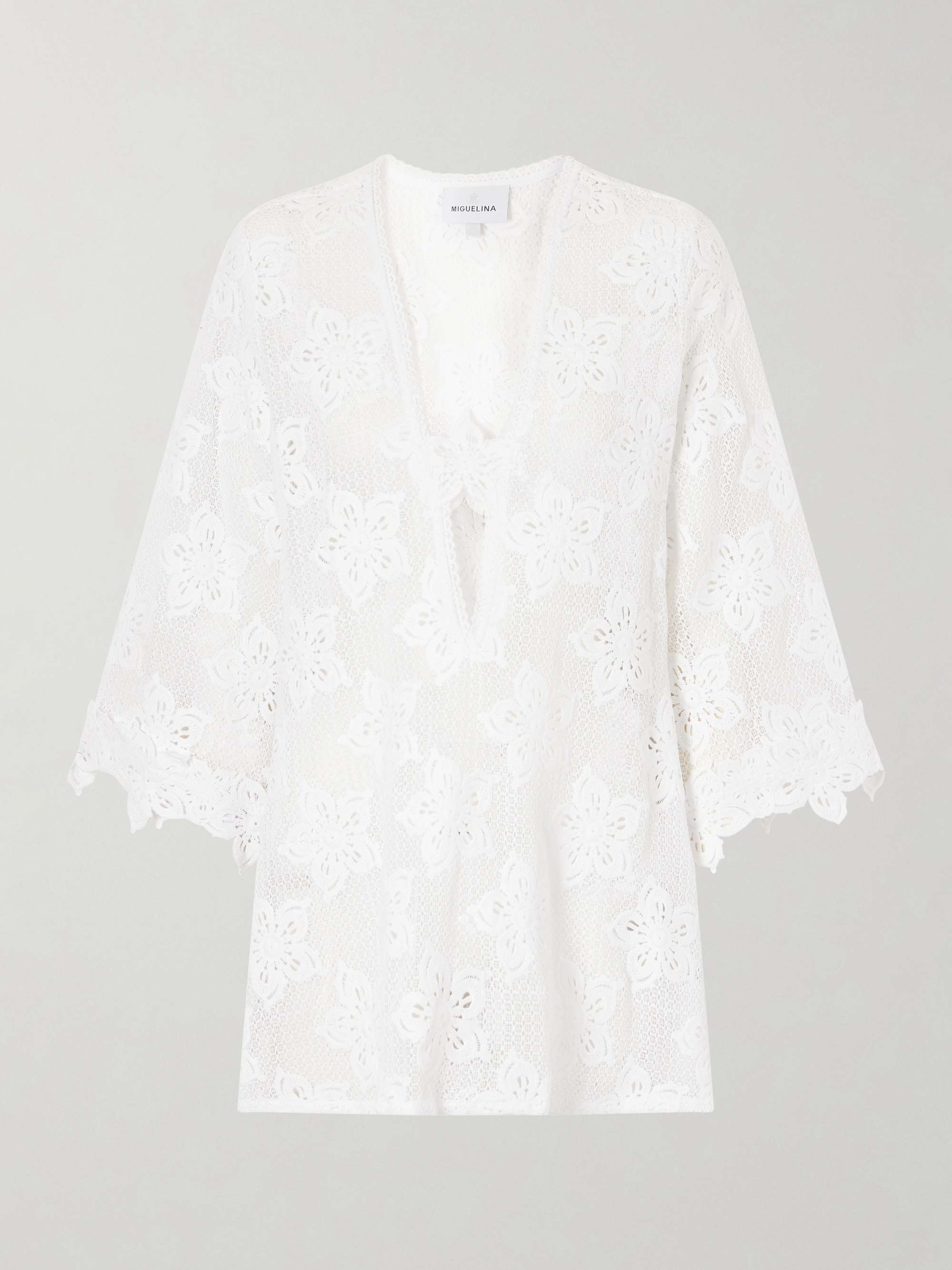 Jane Cotton-Lace Coverup