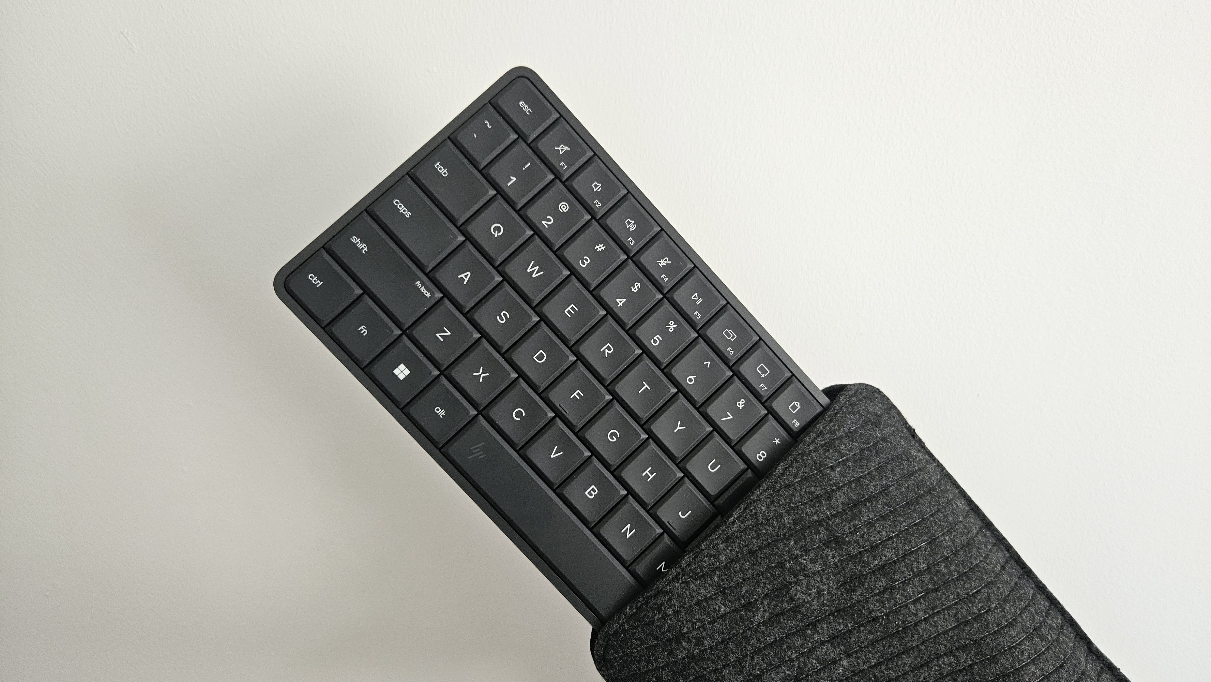 The HP EliteBoard G1a on a desk