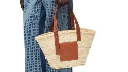 M&s Have A £45 Rival For Loewe's £450 Straw Tote Bag 