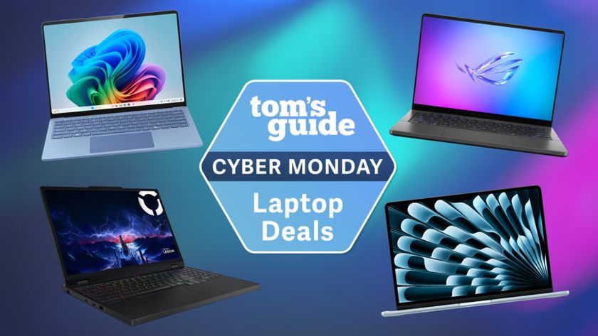 Cyber Monday laptop deals collage