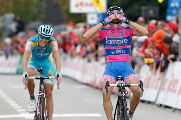 A joyful Matteo Bono (Lampre-ISD)